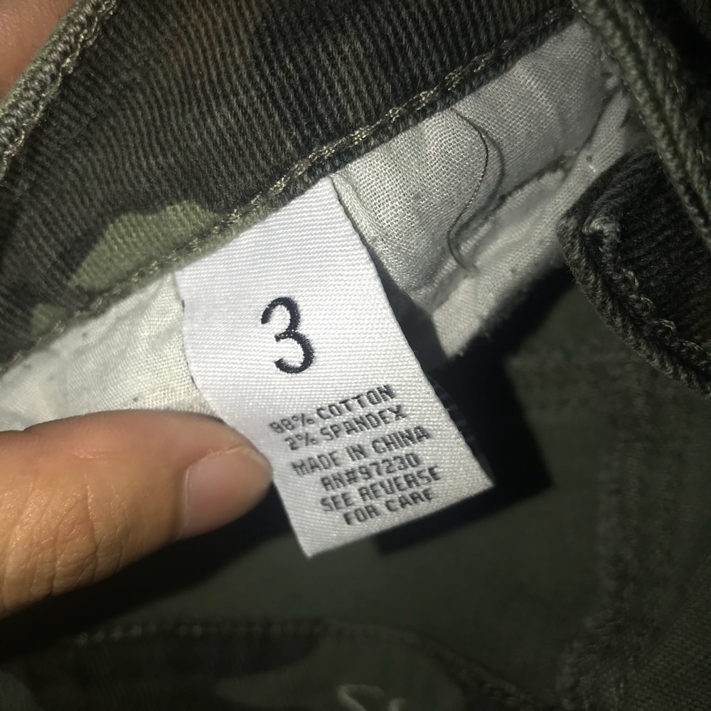 Army Print Pants